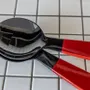 Kitchen utensils - Large black horn cutlery with wooden triangular handle - Natural - L INDOCHINEUR X RIVÊT