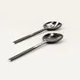 Kitchen utensils - Large Baguette cutlery in African black horn - L INDOCHINEUR X RIVÊT
