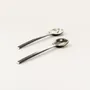 Kitchen utensils - Small Baguette cutlery in African black horn - L INDOCHINEUR X RIVÊT