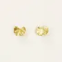 Jewelry - Ginkgo earrings in silver-plated brass - Fine gold-plated brass - L INDOCHINEUR X RIVÊT