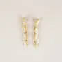 Bijoux - Boucles d'oreilles Fibre en corne blonde - Corne blonde marbrée - L INDOCHINEUR X RIVÊT