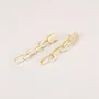 Bijoux - Boucles d'oreilles Fibre en corne blonde - Corne blonde marbrée - L INDOCHINEUR X RIVÊT