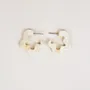 Bijoux - Boucles d'oreilles Azote en corne blonde - Corne blonde marbrée - L INDOCHINEUR X RIVÊT