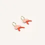 Jewelry - Hoop earrings in lacquered horn - Gold hooks - Multicolour - L INDOCHINEUR X RIVÊT