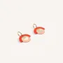 Jewelry - Hoop earrings in lacquered horn - Gold hooks - Multicolour - L INDOCHINEUR X RIVÊT