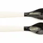 Couverts de service - Petits couverts en corne noire et manche os - L INDOCHINEUR X RIVÊT
