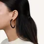 Jewelry - Small round rings earring in African white horn - Studs - Hoof - L INDOCHINEUR X RIVÊT