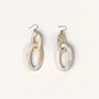 Jewelry - Double oval earring in hoof - Hooks - L INDOCHINEUR X RIVÊT