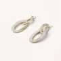 Jewelry - Double oval earring in hoof - Hooks - L INDOCHINEUR X RIVÊT