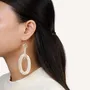 Jewelry - Double oval earring in hoof - Hooks - L INDOCHINEUR X RIVÊT