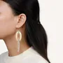 Jewelry - Double oval earring in hoof - Hooks - L INDOCHINEUR X RIVÊT
