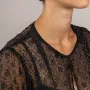 Bijoux - Boucles d'oreilles demi-rond laiton, pendant laque rouge - Tiges - L INDOCHINEUR X RIVÊT