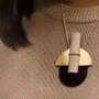 Jewelry - Stone & brass Envol pendant - L INDOCHINEUR X RIVÊT