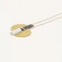Jewelry - Stone & brass Envol pendant - L INDOCHINEUR X RIVÊT