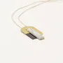 Jewelry - Stone & brass Envol pendant - L INDOCHINEUR X RIVÊT