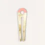 Hair accessories - Double hairpin in African blond horn and lacquer - L INDOCHINEUR X RIVÊT