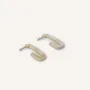 Jewelry - Earrings in blond horn - Studs - Marbled blond horn - L INDOCHINEUR X RIVÊT