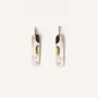 Jewelry - Nymph hoop earrings 65 in blond horn and orange lacquer - Orange - L INDOCHINEUR X RIVÊT