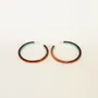 Jewelry - Hoop earrings, large ring in beige and khaki lacquer, - Multicolour - L INDOCHINEUR X RIVÊT