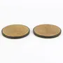 Table mat - Stone bottle coaster, rolled bamboo (set of 2) - L INDOCHINEUR X RIVÊT
