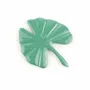 Broches - Grande broche ginkgo laquée bleu indigo - Laque Argent - L INDOCHINEUR X RIVÊT
