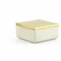 Caskets and boxes - Medium square box with coppered brass-set lid - L INDOCHINEUR X RIVÊT