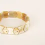 Bracelets - Bracelet élastique Cétone en corne blonde - L INDOCHINEUR X RIVÊT