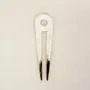 Hair accessories - Double hairpin in African zebu blond horn - L INDOCHINEUR X RIVÊT