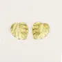 Jewelry - Monstera earrings in brass - L INDOCHINEUR X RIVÊT