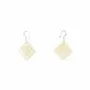Jewelry - Square earrings in blond horn - L INDOCHINEUR X RIVÊT