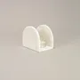 Bougeoirs et photophores  - Photophore oval en marbre blanc - L INDOCHINEUR X RIVÊT