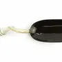 Couverts de service - Cuillère à riz ovale manche escargot en corne noire et nacre - L INDOCHINEUR X RIVÊT