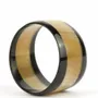 Bracelets - Two-tone trapezoid bracelet in blond and black horn, size S - size S - L INDOCHINEUR X RIVÊT