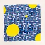 Foulards et écharpes - Carré en twill de soie 90x90, couture roulée main (19 mommes). - L INDOCHINEUR X RIVÊT