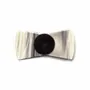 Broches - Broche noeud en corne blonde avec une perle en corne noire - L INDOCHINEUR X RIVÊT