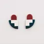 Bijoux - Boucles d'oreilles Minoan - Tiges - Motif - L INDOCHINEUR X RIVÊT