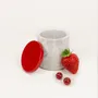 Caskets and boxes - Small narrow round box with red lacquered lid - L INDOCHINEUR X RIVÊT