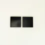 Table mat - Black lacquered stone square coaster - L INDOCHINEUR X RIVÊT