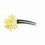Hair accessories - Double hairpin, large coral, in blond horn - L INDOCHINEUR X RIVÊT