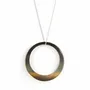 Bijoux - Pendentif chaîne anneau fin en sabot - L INDOCHINEUR X RIVÊT