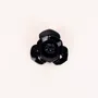 Broches - Broche fleur en corne noire unie - L INDOCHINEUR X RIVÊT