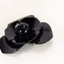 Broches - Broche fleur en corne noire unie - L INDOCHINEUR X RIVÊT
