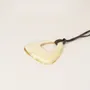 Jewelry - Openwork triangle pendant in blond horn - L INDOCHINEUR X RIVÊT