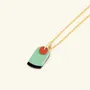 Jewelry - Apia pendant in horn and lacquer, black cord - L INDOCHINEUR X RIVÊT