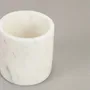 Candlesticks and candle holders - Round tealight holder in white Nghe An veined marble - L INDOCHINEUR X RIVÊT