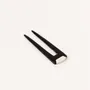 Hair accessories - Double hairpin in black horn and bone - L INDOCHINEUR X RIVÊT