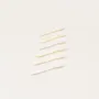 Couverts de service - Set de 6 cuillères à sel ou caviar Baguette en nacre blanche - L INDOCHINEUR X RIVÊT