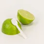 Couverts de service - Set de 6 cuillères à sel ou caviar Baguette en nacre blanche - L INDOCHINEUR X RIVÊT