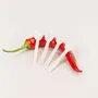 Couverts de service - Set de 6 cuillères à sel ou caviar Baguette en nacre blanche - L INDOCHINEUR X RIVÊT