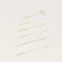 Couverts de service - Set de 6 cuillères à café Baguette en nacre - L INDOCHINEUR X RIVÊT